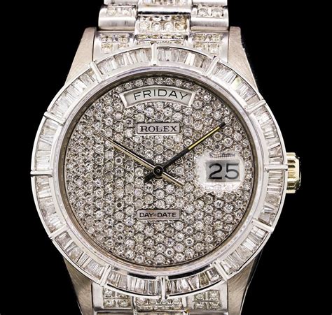 men's diamond rolex watches